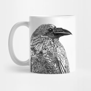 Raven Illustration Mug